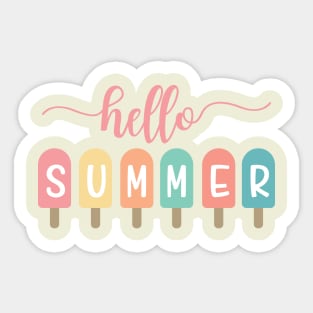 Hello Summer Sticker